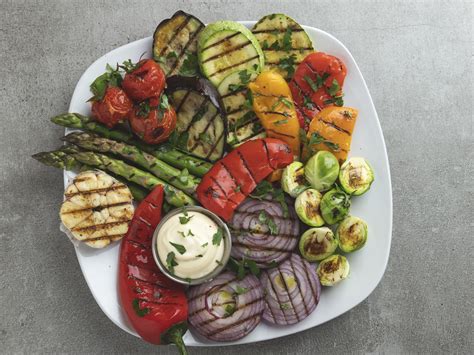 Grigliata colorata con diverse verdure