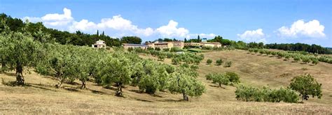 Vista panoramica del Monastero delle Suore Trappiste di Vitorchiano immerso nella natura