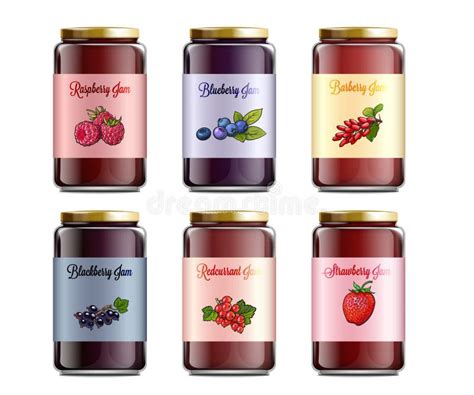 Primo piano di vasetti di marmellata artigianale con diverse varietà di frutta