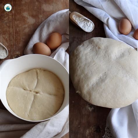 Immagine di un impasto per brioche diviso in tre parti e pronto per essere farcito
