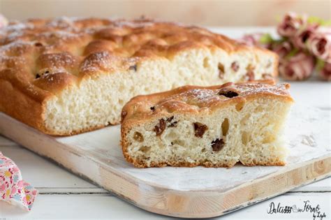 Esempio di ciaccia dolce con uvetta