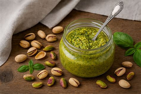 Una ciotola piena di pistacchi siciliani appena raccolti, con alcuni pistacchi già sgusciati che rivelano il loro colore verde brillante.