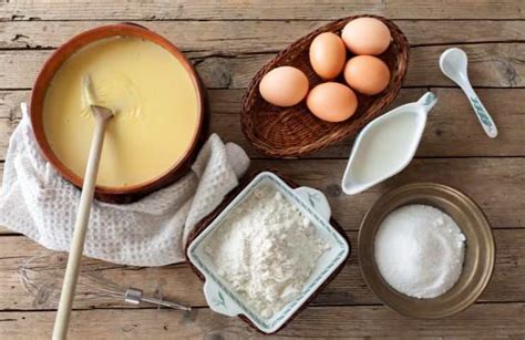 Ingredienti base per una crema pasticcera vegana