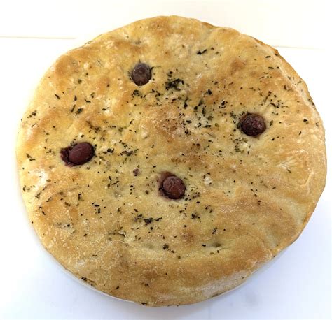 Immagine di focaccia Kalamata Triticum confezionata singolarmente.