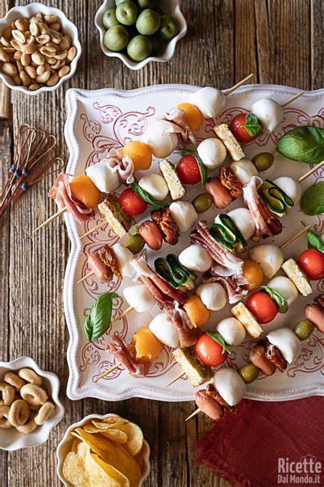 ingredienti per spiedini con caciocavallo