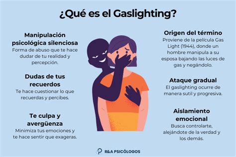 Infografica che illustra le tre fasi del gaslighting.