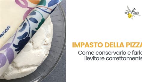 Infografica con i passaggi per la preparazione dell'impasto della pizza
