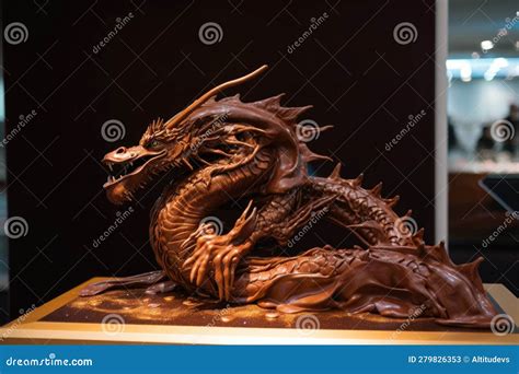 Scultura artistica in cioccolato