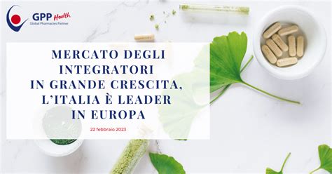 Grafico che mostra la crescita del mercato degli integratori alimentari in Italia negli ultimi anni