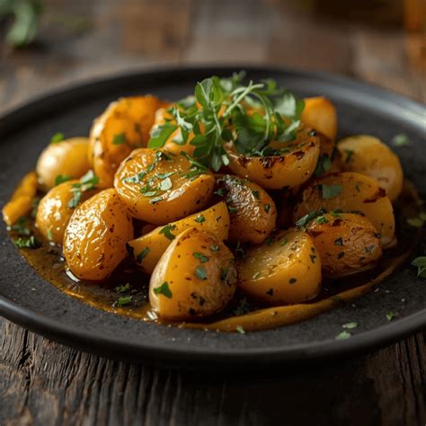 composizione di patate novelle novelle con erbe aromatiche e condimenti pronti per la cottura