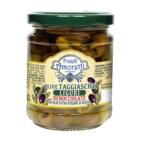 Vaso di Olive Taggiasche denocciolate