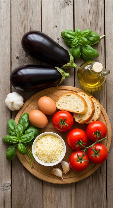 Immagine degli ingredienti disposti ordinatamente prima della preparazione.
