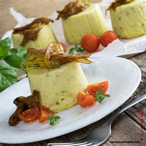 Sformatini di zucchine monoporzione pronti per essere serviti