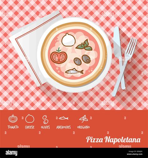 Illustrazione storica della pizza napoletana