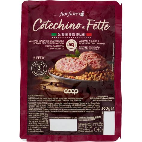 Cotechino tagliato a fette pronto per essere servito