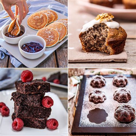 selezione di dolci senza farina e senza glutine