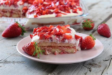 Schema di conservazione del tiramisù alle fragole