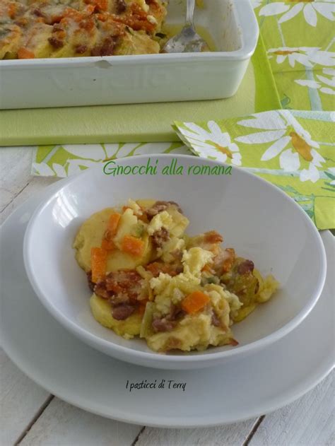 Gnocchi alla romana con verdure miste