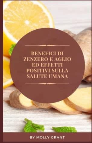 Schema che illustra i benefici combinati di aglio e zenzero