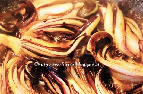 radicchio brasato in padella