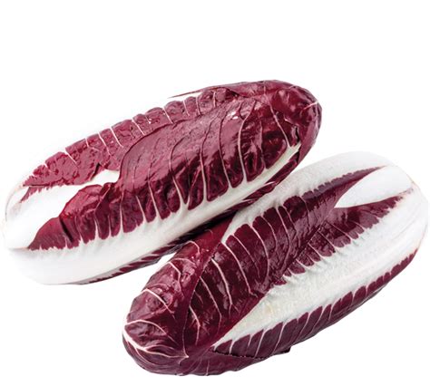 foglie di radicchio rosso pronte per essere farcite