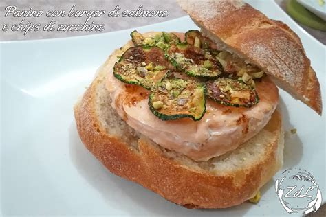 panino con burger di zucchine
