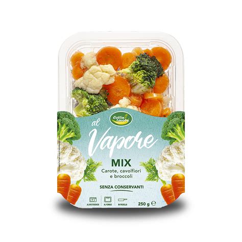 Verdure fresche pronte per la cottura a vapore