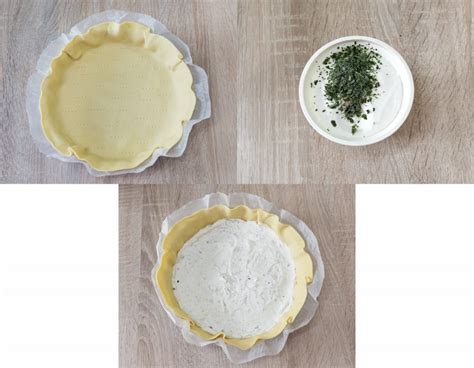teglia rotonda con pasta brisé stesa e bucherellata sul fondo