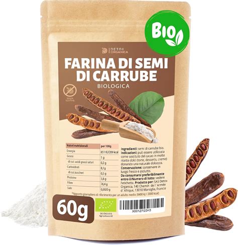 Confronto tra farina di semi di carrube (addensante) e farina di polpa di carrube (sostituto del cacao)