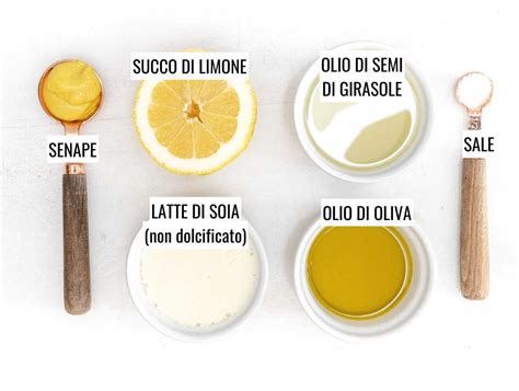 Infografica comparativa tra diversi addensanti naturali per maionese vegana