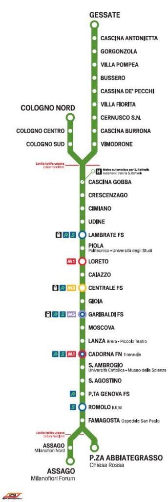 Mappa schematica della linea bus Z315 con le principali fermate e direzioni