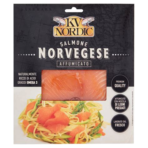 Confezione di salmone affumicato norvegese