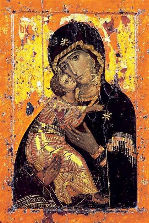 Icona della Madonna di Vladimir nella Galleria Tretyakov