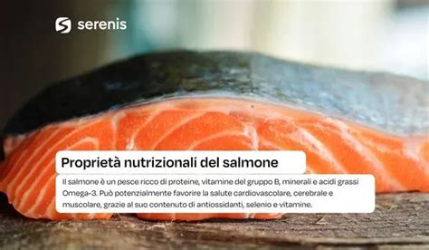 Infografica sui benefici nutrizionali del salmone e consigli per la scelta.