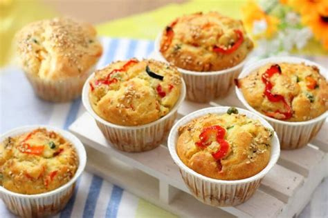Infografica con le diverse occasioni d'uso dei muffin salati