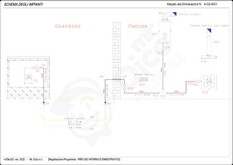 schizzo schematico di un impianto di lavorazione ittica, evidenziando le aree di pulizia e stoccaggio
