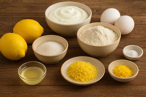 Processo di miscelazione degli ingredienti per la torta di ricotta e limone