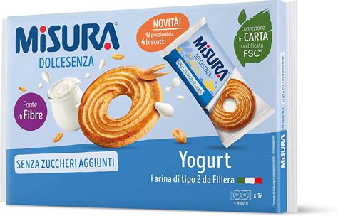 Immagine della confezione dei biscotti Misura Dolcesenza Yogurt