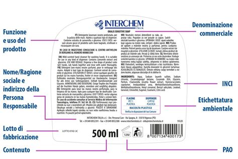 Etichetta di scadenza su un prodotto caseario