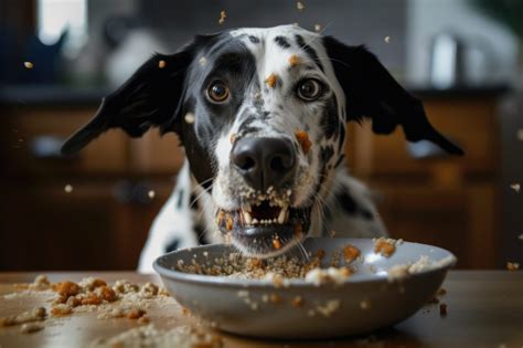 Illustrazione che mostra un cane che mangia castagne in modo sicuro (tagliate a pezzi) e un cane che rischia il soffocamento con una castagna intera