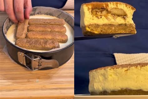 particolare di una cheesecake senza cottura che viene sformata dallo stampo a cerniera