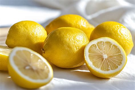 illustrazione di limoni freschi e ingredienti per la crema