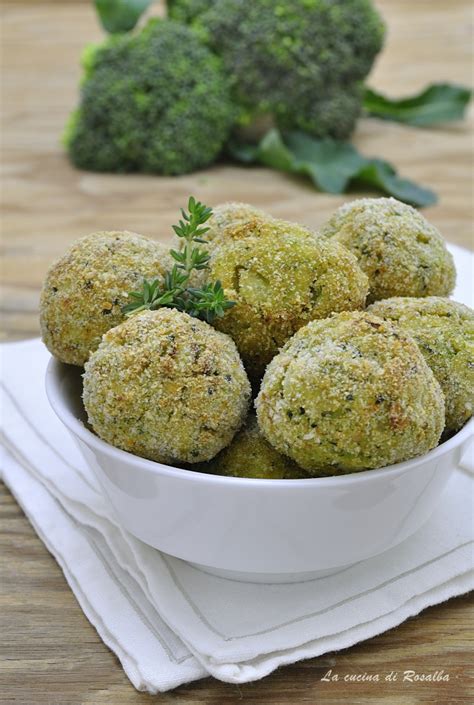 Polpette di broccoli pronte per la cottura