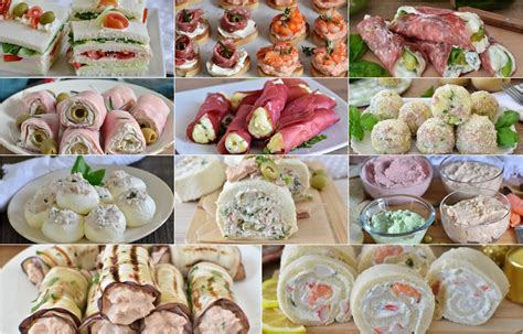 Immagine di un buffet con vari antipasti freddi colorati e invitanti