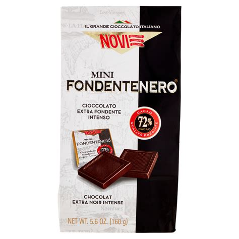 Infografica che mostra la percentuale degli ingredienti nel cioccolato fondente Novi Nero Nero 99%