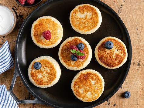 Schema che illustra i passaggi per la preparazione dei pancake