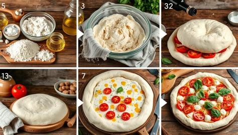 impasto per pizza in lievitazione