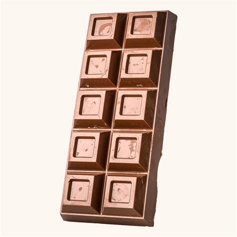 Illustrazione di una tavoletta di cioccolato divisa in quadrati