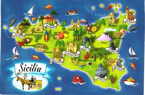 Mappa della Sicilia che evidenzia l'area di Bronte e i suoi terreni vulcanici.
