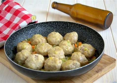 Ingredienti per l'impasto delle polpette alla birra